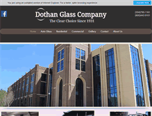 Tablet Screenshot of dothanglass.com